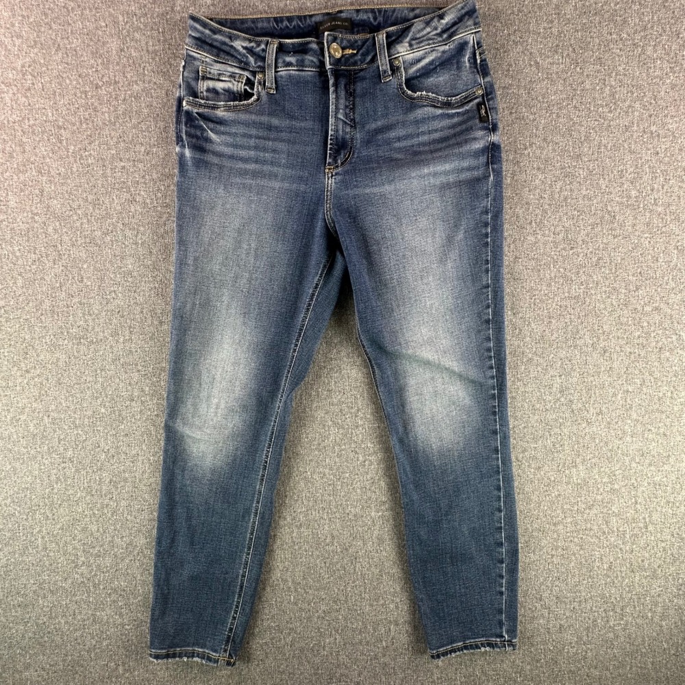 Silver Jeans Co. Jeans Womens 31 Avery Skinny Blue L94116ECF309